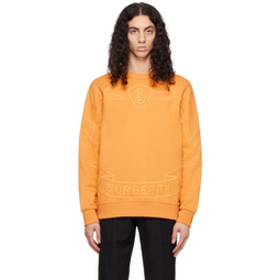 Orange Oak Leaf Sweatshirt 231376M204007