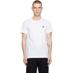 White Monogram T-Shirt 231376M213004