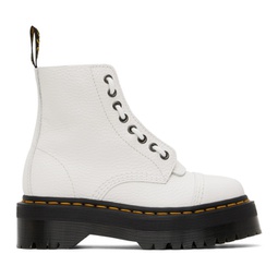 White Sinclair Ankle Boots 231399F113021