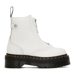 White Jetta Boots 231399F113030