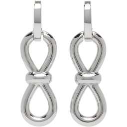 Silver Bow Earrings 231404F022039
