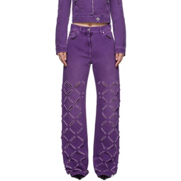 Purple Medusa Jeans 231404F069007