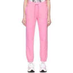Pink Printed Lounge Pants 231443F086002