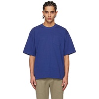 Blue Pocket T-Shirt 231445M213018