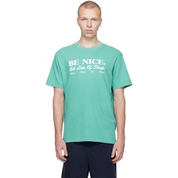 Blue Be Nice T-Shirt 231446M213024