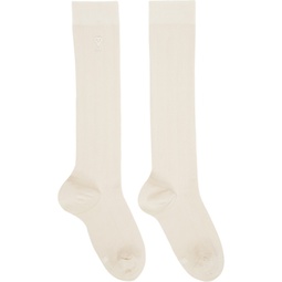 Off-White Silk Socks 231482F076013