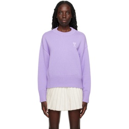 SSENSE Exclusive Purple Ami de Coeur Sweater 231482F096015
