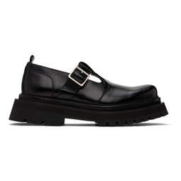 Black Round Toe Loafers 231482M231001