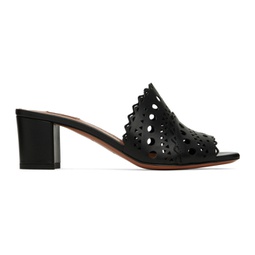 Black Vienne Heeled Sandals 231483F125031