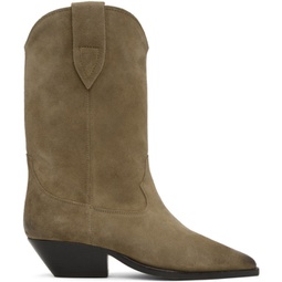 Taupe Duerto Boots 231600F114002