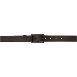 Brown Pin-Buckle Belt 231608F001000
