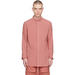 Pink Object-Dyed Shirt 231616M192002
