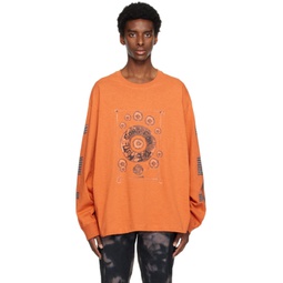 Orange Orbit Rust Sweatshirt 231699M204000