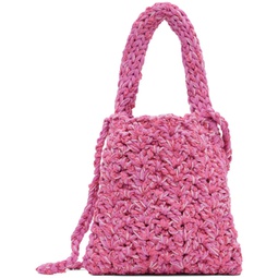Pink Crocheted Bag 231761F048004