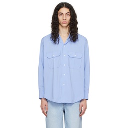 Blue Fold Shirt 231775M192012