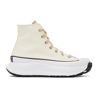 Off-White & Beige Chuck 70 AT-CX Sneakers 231799M237098