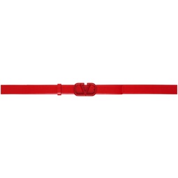 Red VLogo Signature Belt 231807F001013