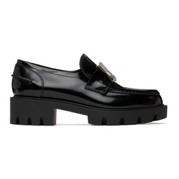 Black CL Moc Lug Loafers 231813F121002