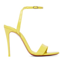 Yellow Loubigirl 100 Heeled Sandals 231813F125014