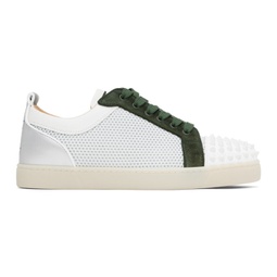 Green & Off-White Varsijunior Sneakers 231813M237017