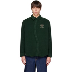 Green Crest Shirt 231841M192000