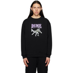 Black Dime Air Sweatshirt 231841M204022