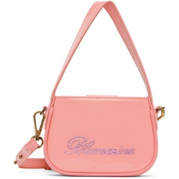 Pink Mini Rhinestone Bag 231901F048028