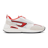 White & Red S-Serendipity Sport Sneakers 232001M237008