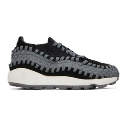 Gray & Black Footscape Sneakers 232011F128119