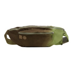 SSENSE Exclusive Brown & Green 66°North Edition Belt Bag 232067M171001