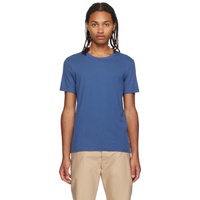 Blue Crewneck T-Shirt 232076M213010