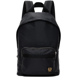 Black Zip Backpack 232084M166008