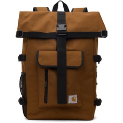 Brown Philis Backpack 232111M166010