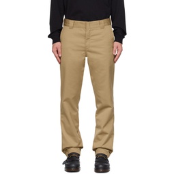 Beige Master Trousers 232111M191050