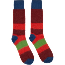 Multicolor Striped Socks 232140M220002