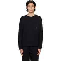 Black Essential Sweatshirt 232142M204005