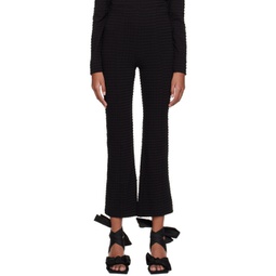 Black Cropped Trousers 232144F087028