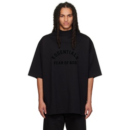 Black Bonded T-Shirt 232161M213000