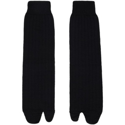 Black Tabi Socks 232168F076000