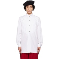 White Button Shirt 232168M192011