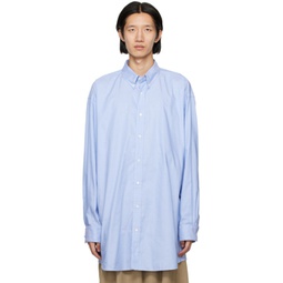 Blue Buttoned Shirt 232168M192013