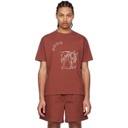Brown Pony T-Shirt 232169M213000