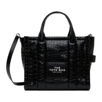 Black Small The Croc-Embossed Tote 232190F049161