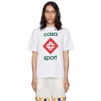 White Casa Sport T-Shirt 232195M213006