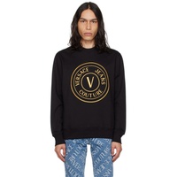 Black V-Emblem Sweatshirt 232202M204001