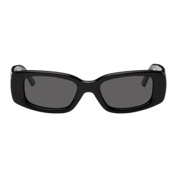 Black Rectangular Sunglasses 232230F005001