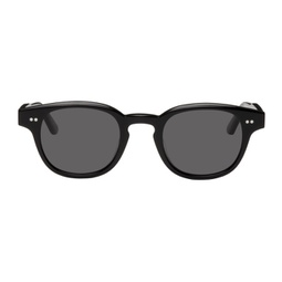 Black Round Sunglasses 232230F005005