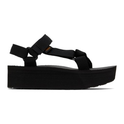 Black Flatform Universal Sandals 232232F124014