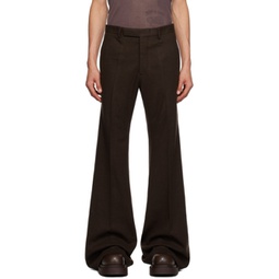 Brown Astaire Trousers 232232M191040
