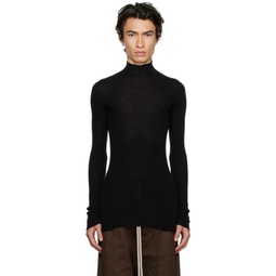Black Lupetto Sweater 232232M201024